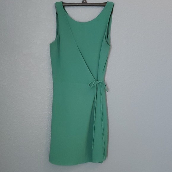 Green Wrap Dress - Picture 1 of 3